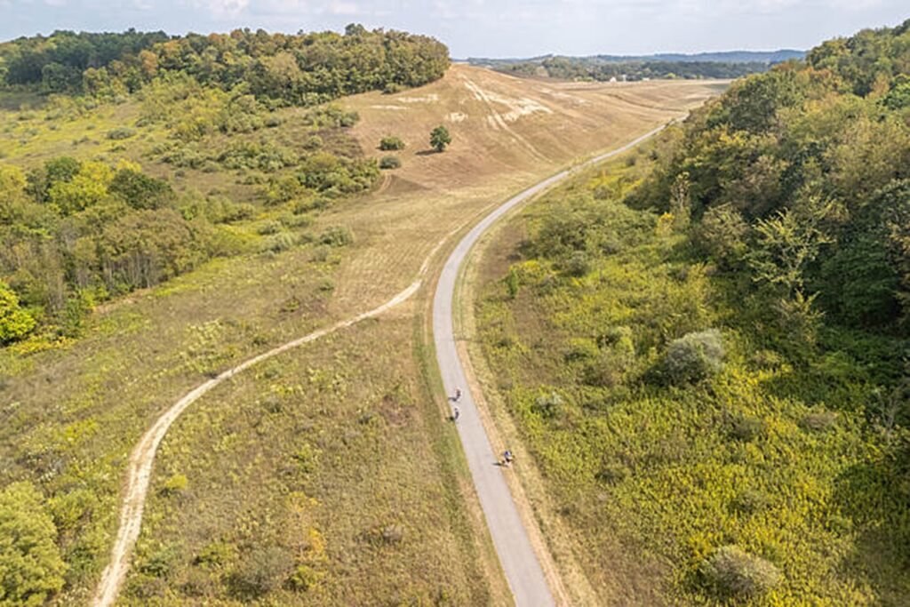 An open road under morning light