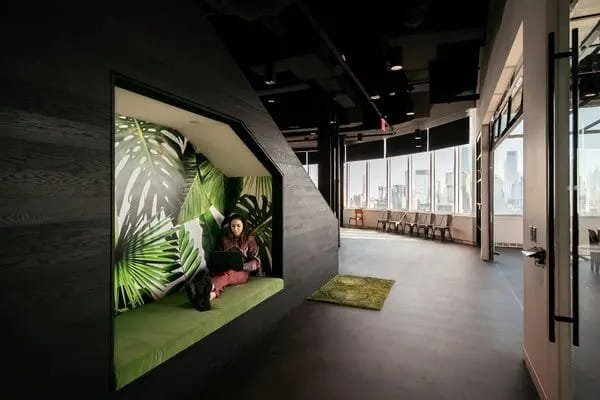 A hiding place, a quiet room to reflect
 