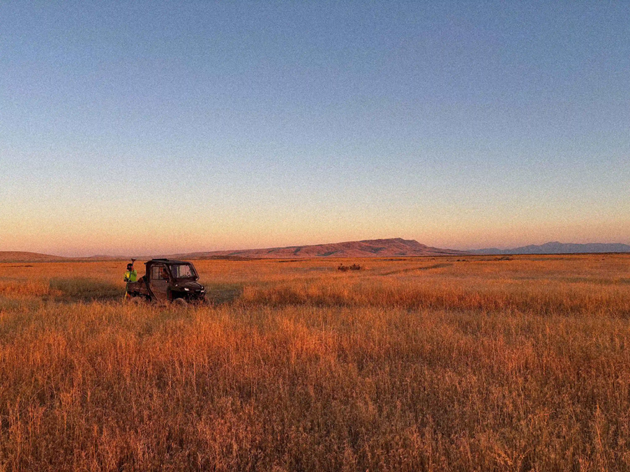 watchman at dusk quiet landscape