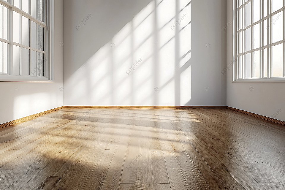 a clean empty room, free of clutter